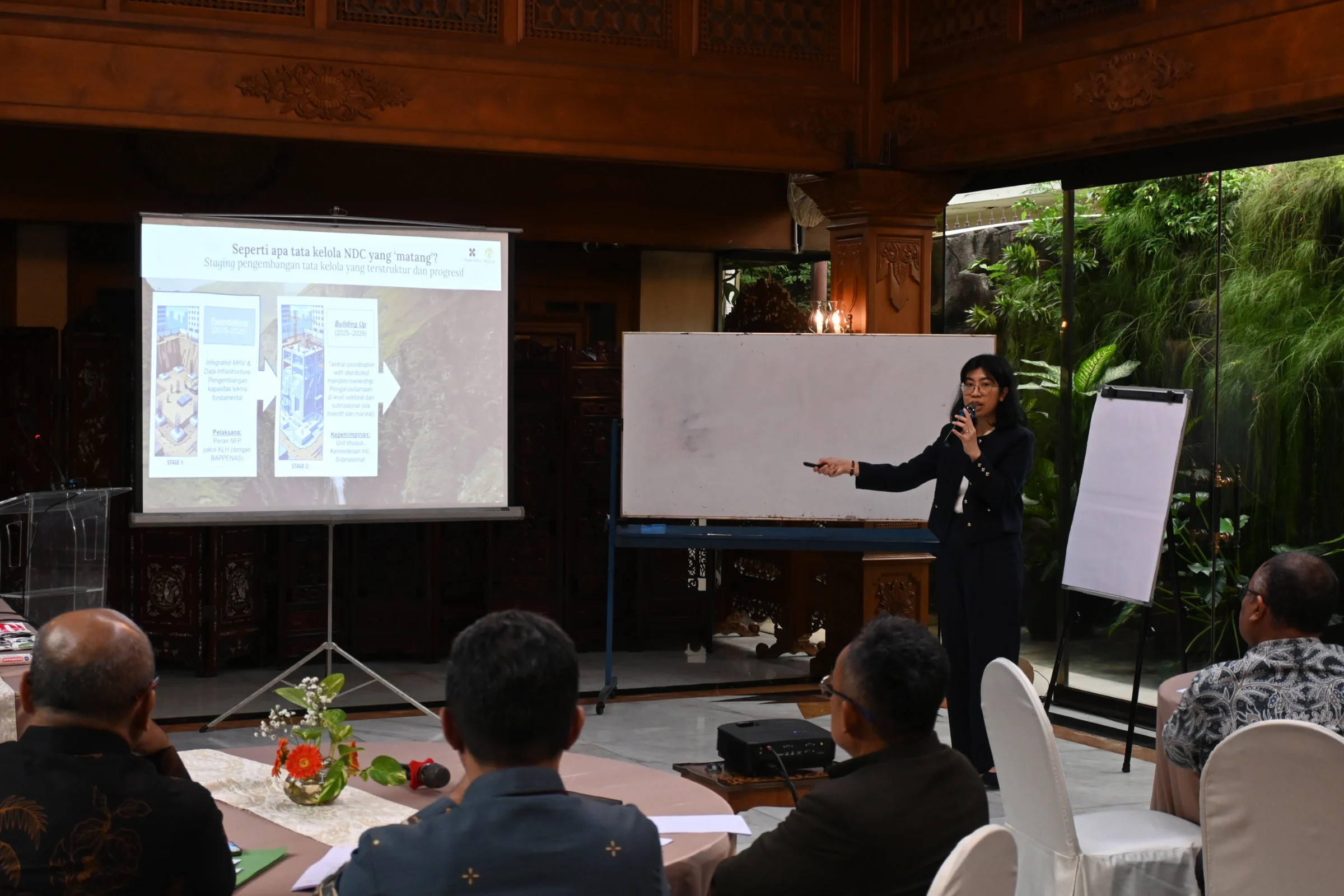 Ministry officials in dialogue on delivering Indonesia’s NDC