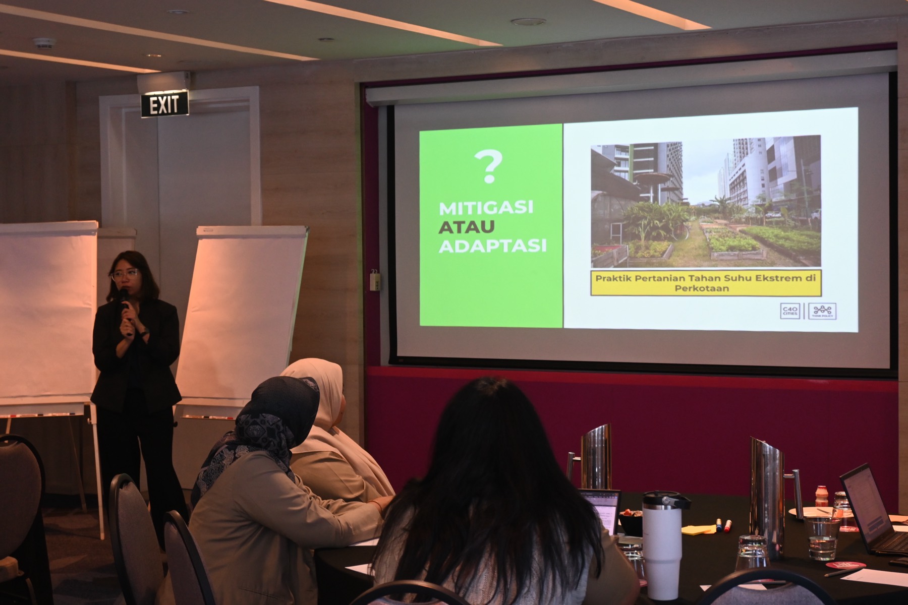 Think Policy facilitating a session with Jakarta&rsquo;s regional agencies on climate mitigation and adaptation